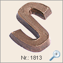 Gebrüder Schneider Metall- und Kunstgießerei, Bronzeschriften, Bronzebuchstaben, Bronzebuchstaben kaufen - Schrift Nr.: 1813