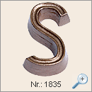 Gebrüder Schneider Metall- und Kunstgießerei, Bronzeschriften, Bronzebuchstaben, Bronzebuchstaben kaufen - Schrift Nr.: 1835
