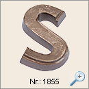 Gebrüder Schneider Metall- und Kunstgießerei, Bronzeschriften, Bronzebuchstaben, Bronzebuchstaben kaufen - Schrift Nr.: 1855