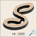 Gebrüder Schneider Metall- und Kunstgießerei, Bronzeschriften, Bronzebuchstaben, Bronzebuchstaben kaufen - Schrift Nr.: 2000